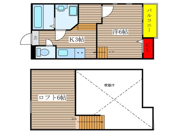 Creo六番町の物件間取画像